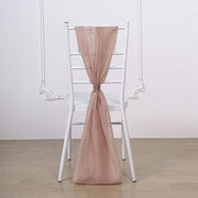 5 pcs Premium Chiffon Wide Chair Sashes