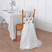 5 pcs Premium Chiffon Wide Chair Sashes