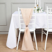 5 pcs Premium Chiffon Wide Chair Sashes
