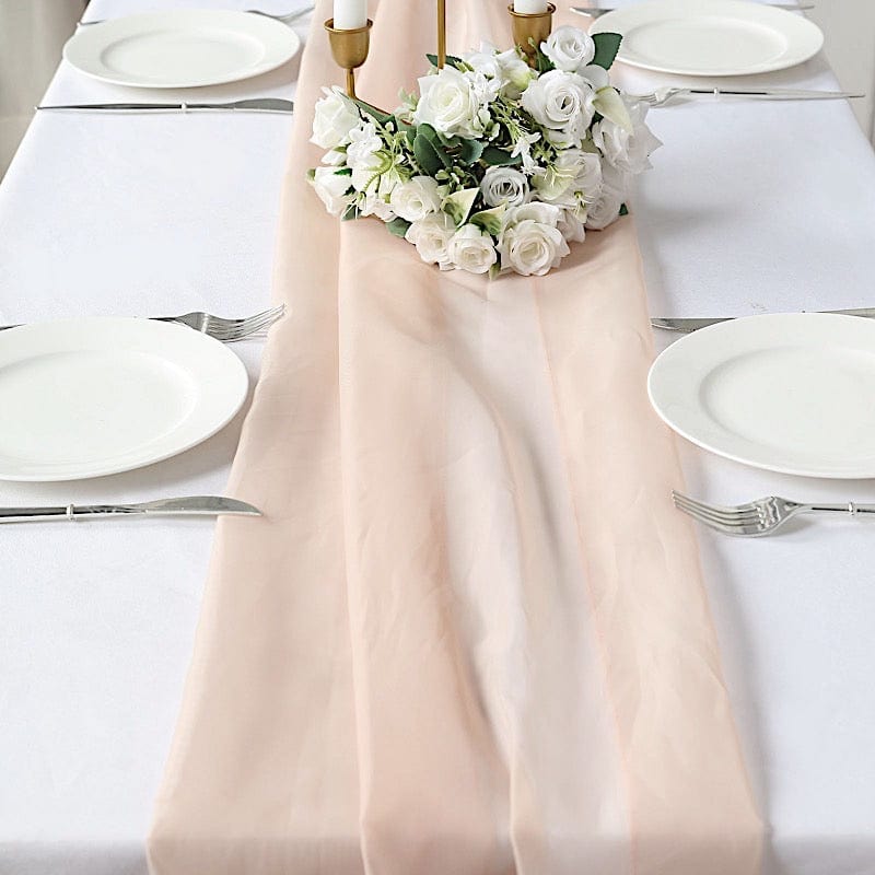 5 pcs Premium Chiffon Wide Chair Sashes