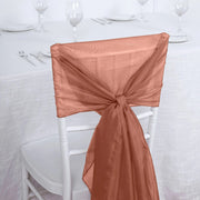 5 pcs Premium Chiffon Wide Chair Sashes