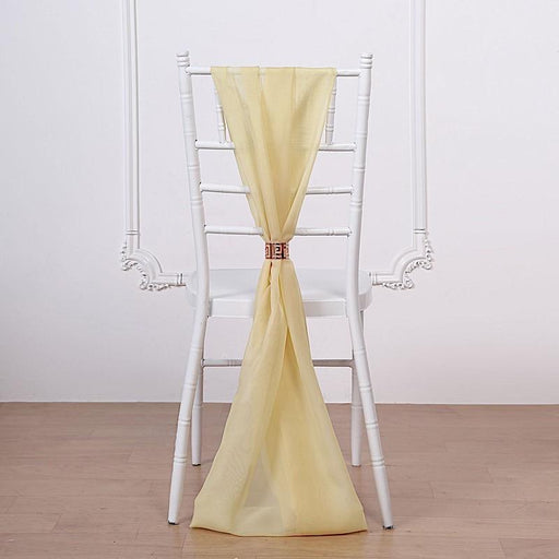 5 pcs Premium Chiffon Wide Chair Sashes SASHP_24_052