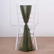 5 pcs Premium Chiffon Wide Chair Sashes SASHP_24_081