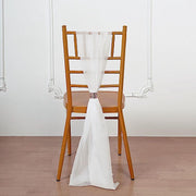 5 pcs Premium Chiffon Wide Chair Sashes SASHP_24_BURG