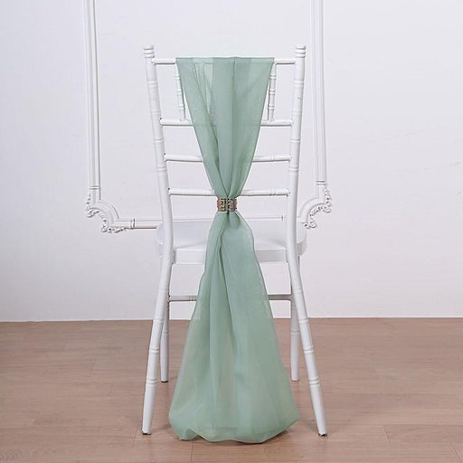 5 pcs Premium Chiffon Wide Chair Sashes SASHP_24_PURP