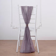 5 pcs Premium Chiffon Wide Chair Sashes
