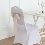 5 pcs Premium Faux Burlap Polyester Chair Sashes