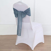 5 pcs Premium Faux Burlap Polyester Chair Sashes