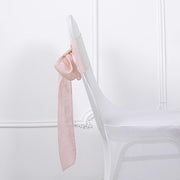 5 pcs Premium Faux Burlap Polyester Chair Sashes