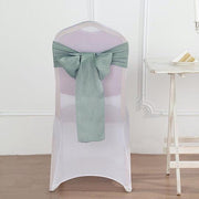 5 pcs Premium Faux Burlap Polyester Chair Sashes