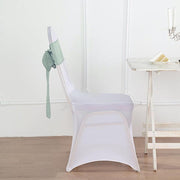 5 pcs Premium Faux Burlap Polyester Chair Sashes