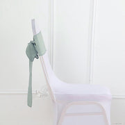 5 pcs Premium Faux Burlap Polyester Chair Sashes