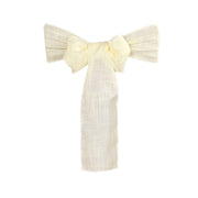 5 pcs Premium Faux Burlap Polyester Chair Sashes