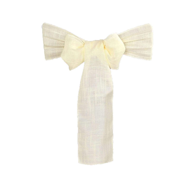 5 pcs Premium Faux Burlap Polyester Chair Sashes