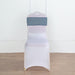 5 pcs Premium Faux Burlap Polyester Chair Sashes SASH_JUTE02_BLUE