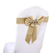 5 pcs Reversible Satin and Faux Leather Bow Tie Chair Sashes with Buckles SASH_SS01_CHMP