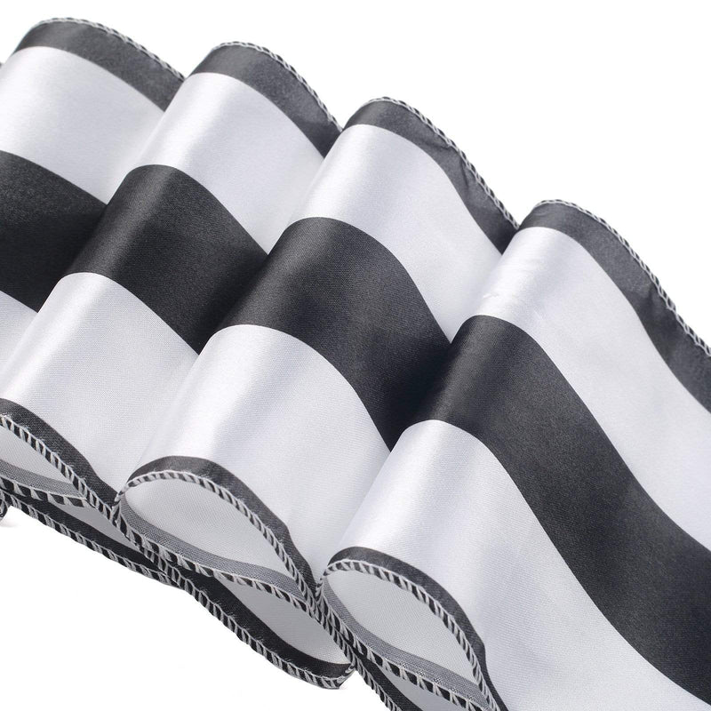 5 pcs Satin Stripe Chair Sashes