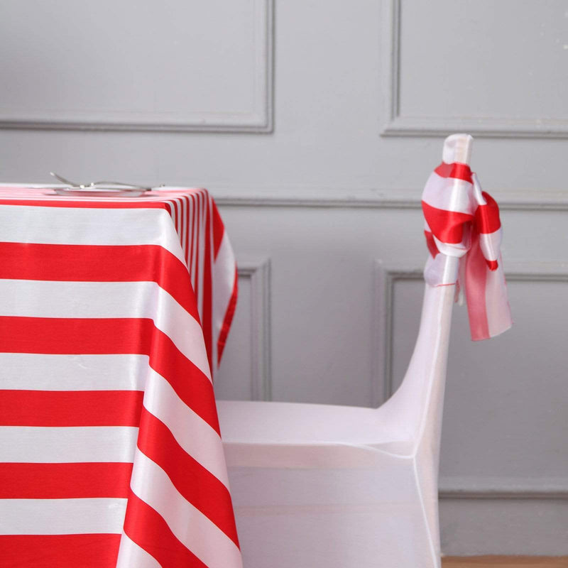 5 pcs Satin Stripe Chair Sashes