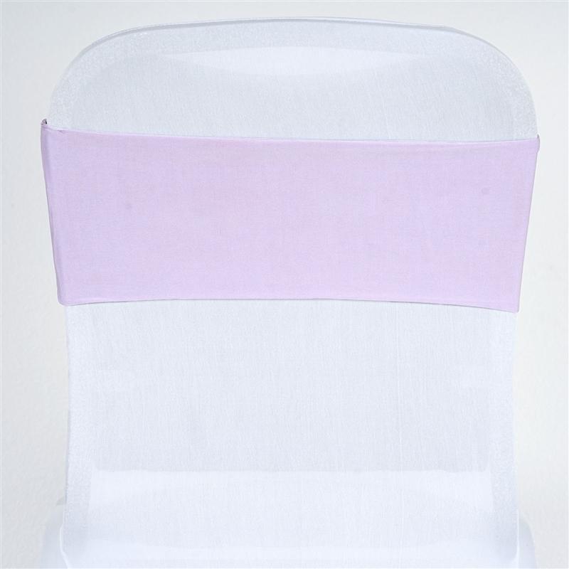 5 pcs Spandex Chair Sashes SASHP_SPX_LAV