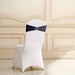 5 pcs Spandex Chair Sashes with Silver Round Buckle Brooches