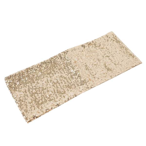 5 pcs Spandex Sequined Chair Sashes