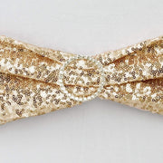 5 pcs Spandex Sequined Chair Sashes