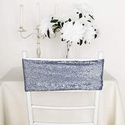 5 pcs Spandex Sequined Chair Sashes