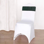 5 pcs Spandex Sequined Chair Sashes