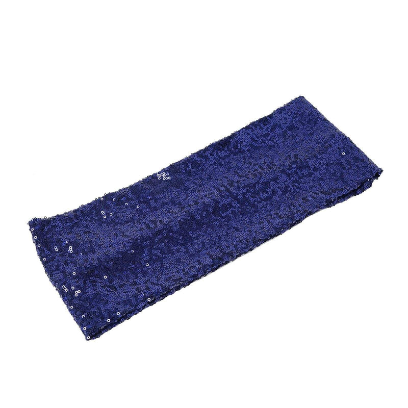 5 pcs Spandex Sequined Chair Sashes