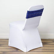 5 pcs Spandex Sequined Chair Sashes