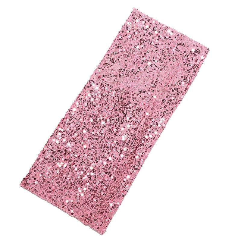 5 pcs Spandex Sequined Chair Sashes