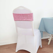 5 pcs Spandex Sequined Chair Sashes