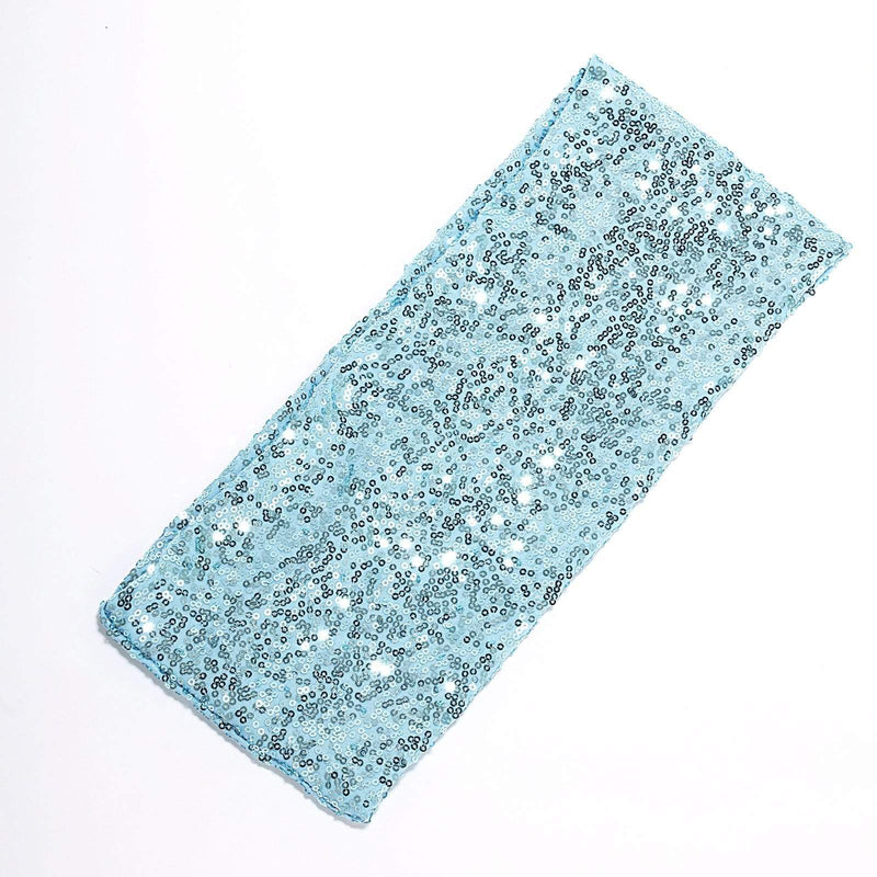 5 pcs Spandex Sequined Chair Sashes