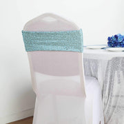 5 pcs Spandex Sequined Chair Sashes