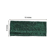 5 pcs Spandex Sequined Chair Sashes