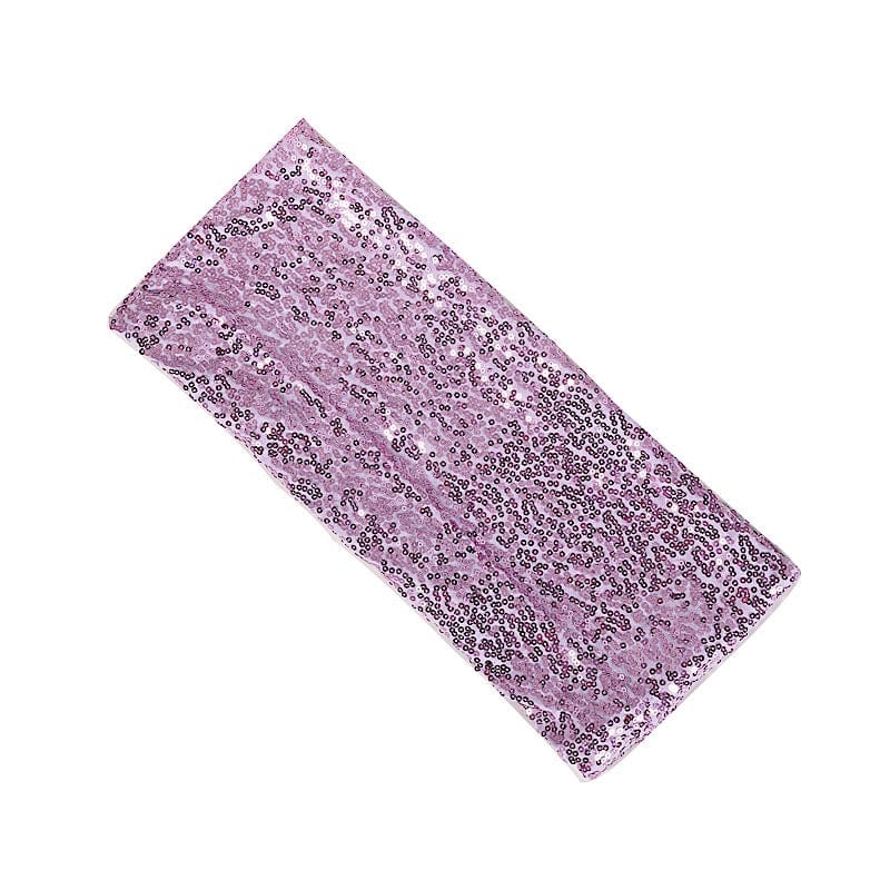 5 pcs Spandex Sequined Chair Sashes