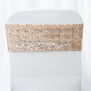5 pcs Spandex Sequined Chair Sashes SASHP_SPX02_046