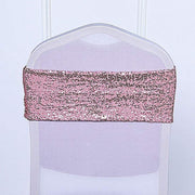 5 pcs Spandex Sequined Chair Sashes SASHP_SPX02_054