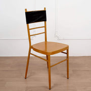 5 pcs Velvet Ruffled Stretchable Chair Sashes