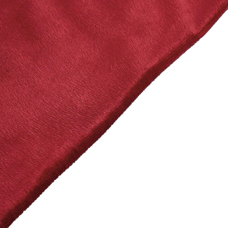 5 pcs Velvet Ruffled Stretchable Chair Sashes