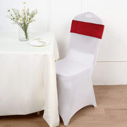 5 pcs Velvet Ruffled Stretchable Chair Sashes