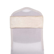 5 pcs Velvet Ruffled Stretchable Chair Sashes