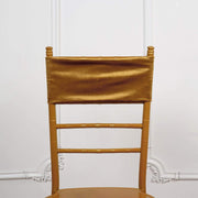 5 pcs Velvet Ruffled Stretchable Chair Sashes