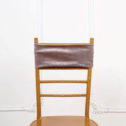 5 pcs Velvet Ruffled Stretchable Chair Sashes
