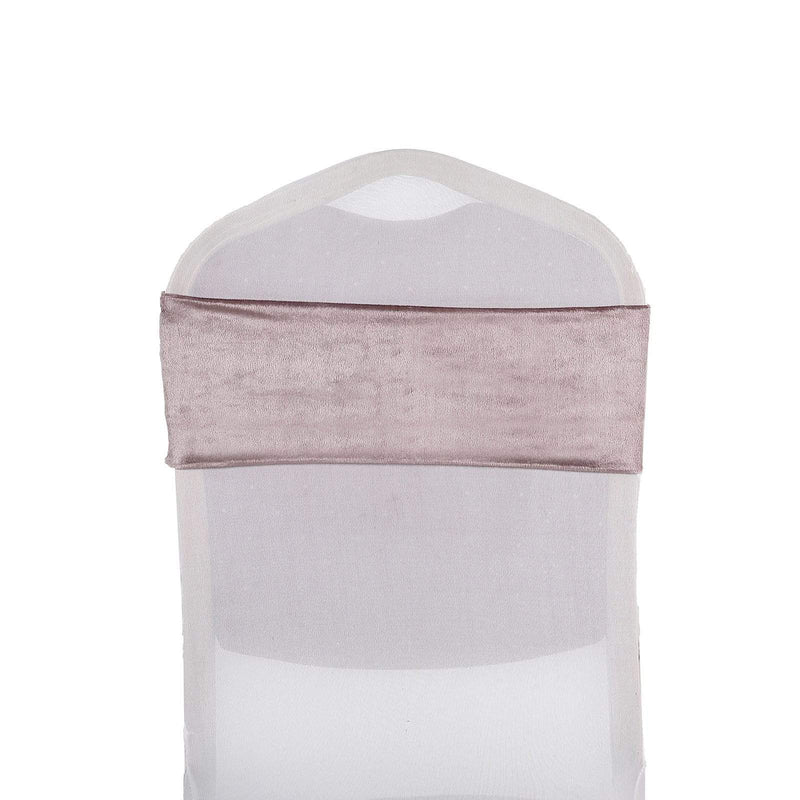 5 pcs Velvet Ruffled Stretchable Chair Sashes