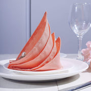 5 Polyester Dinner Table Napkins 20" x 20"