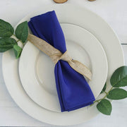 5 Polyester Dinner Table Napkins 20" x 20"