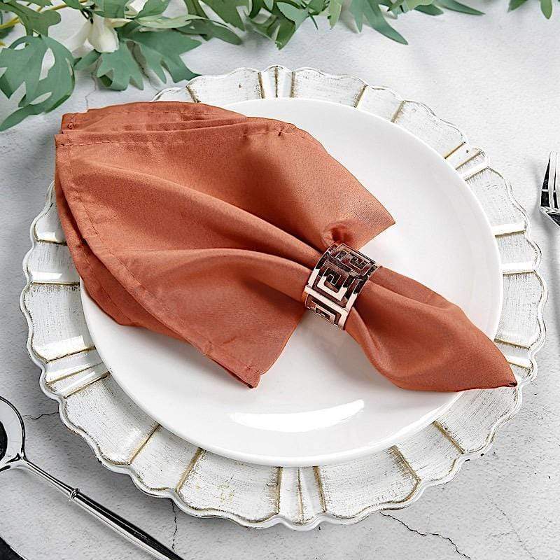 5 Polyester Dinner Table Napkins 20