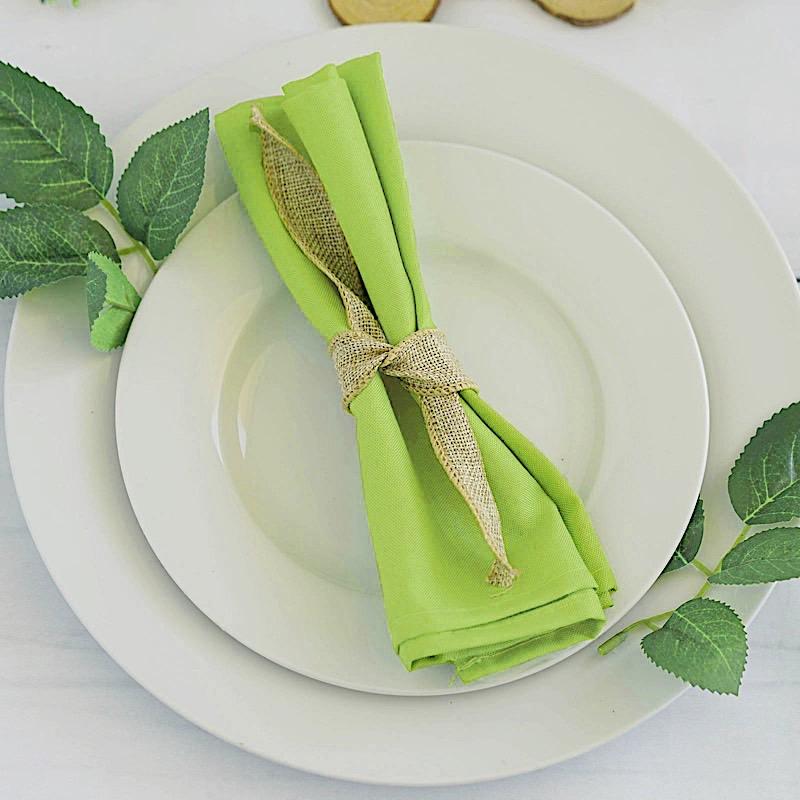 5 Polyester Dinner Table Napkins 20
