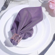 5 Polyester Dinner Table Napkins 20" x 20"